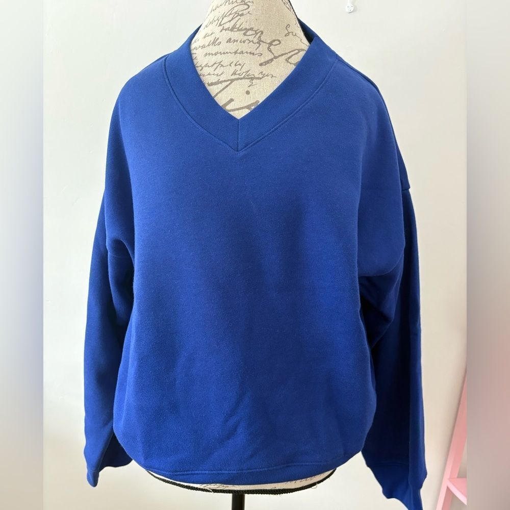 NWT J Crew V-Neck Sweatshirt